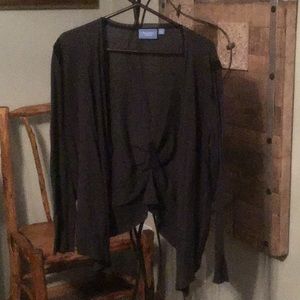 Dark gray cardigan
